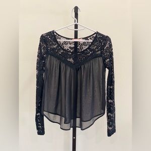 Sheer Lace Blouse